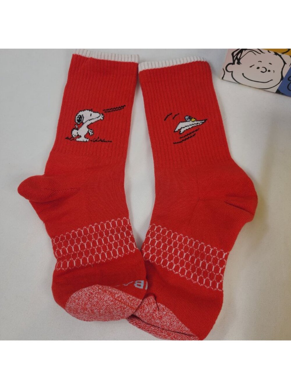 Bombas X Peanuts 4-Pack Crew Socks Box Set Snoopy & Friends Designs Sz 12T-Y3 - Picture 5 of 7